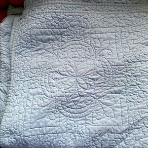 Blue quilt